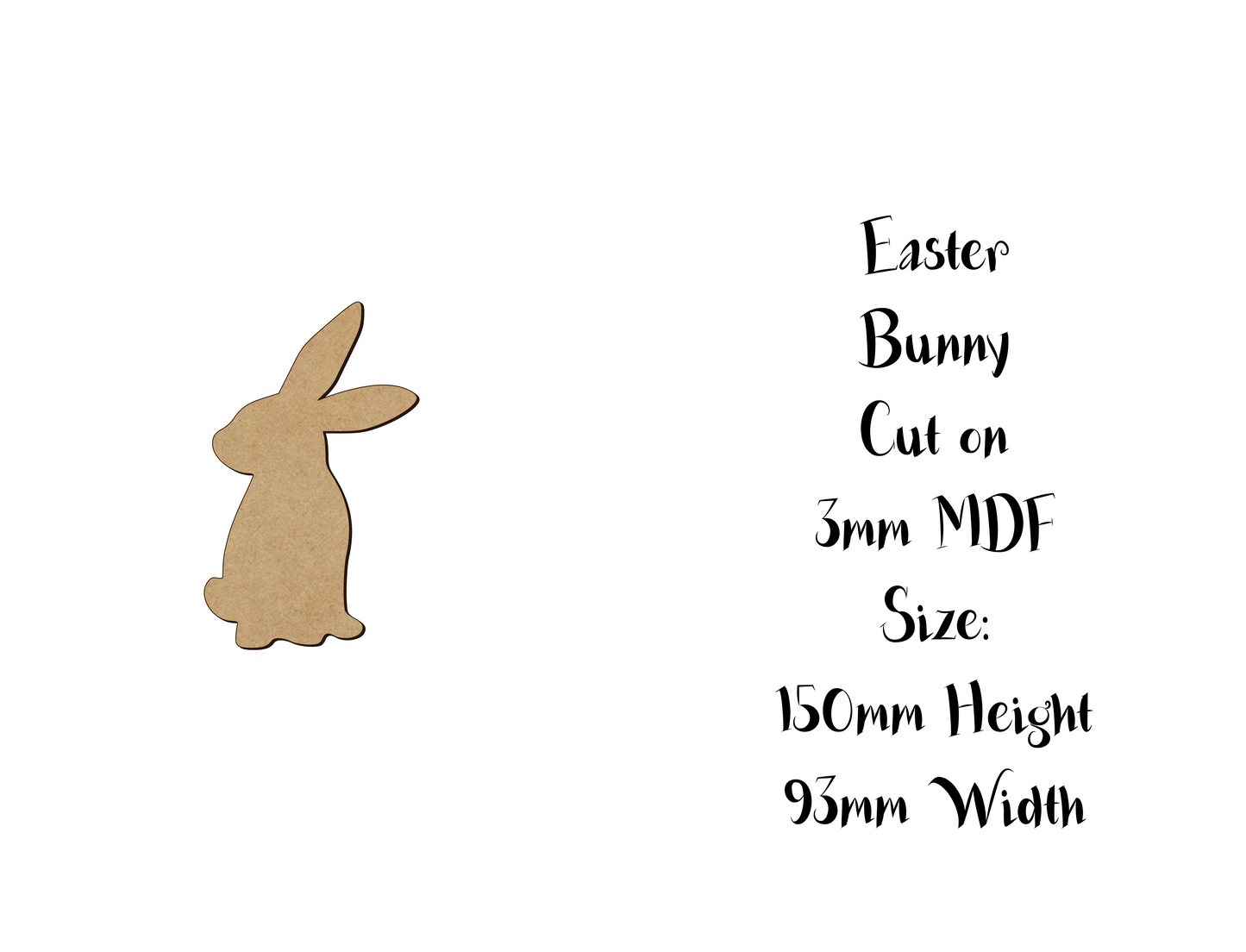 Easter decoration - Bunny - Size 5 to 25cm - Version 5
