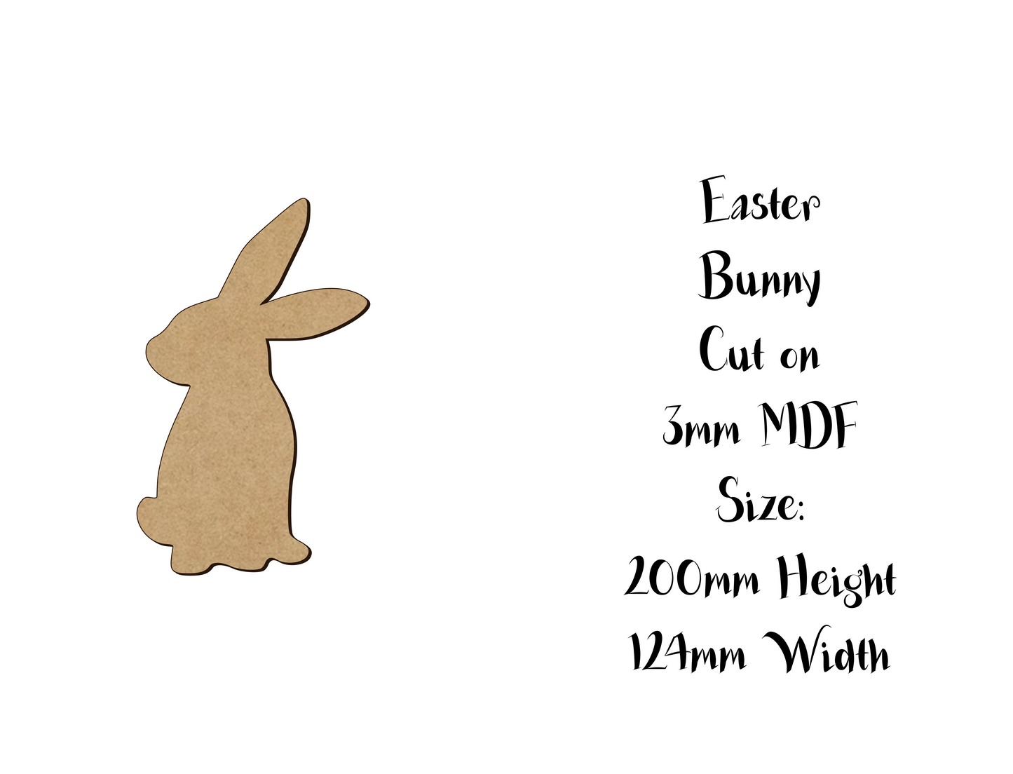 Easter decoration - Bunny - Size 5 to 25cm - Version 5