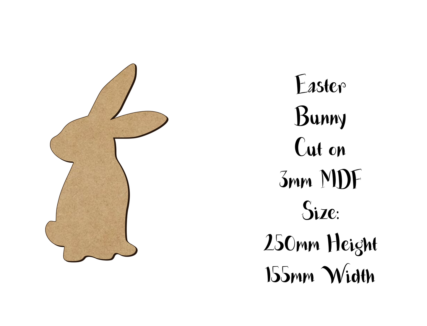 Easter decoration - Bunny - Size 5 to 25cm - Version 5