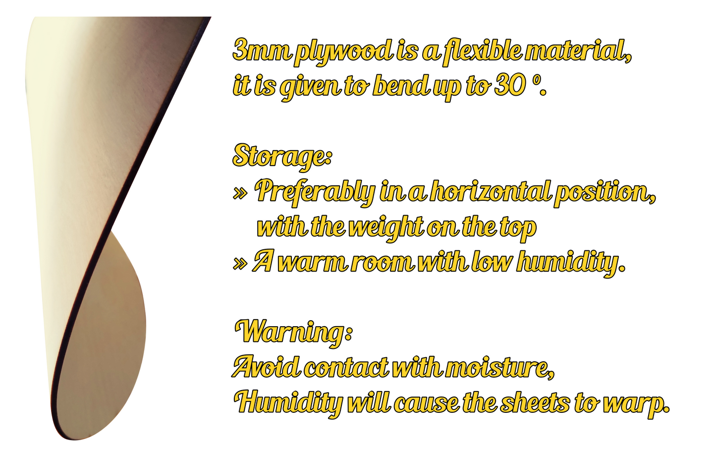 3mm Birch Plywood A4 Ply Sheet Laser B/BB Craft Models Pyrography