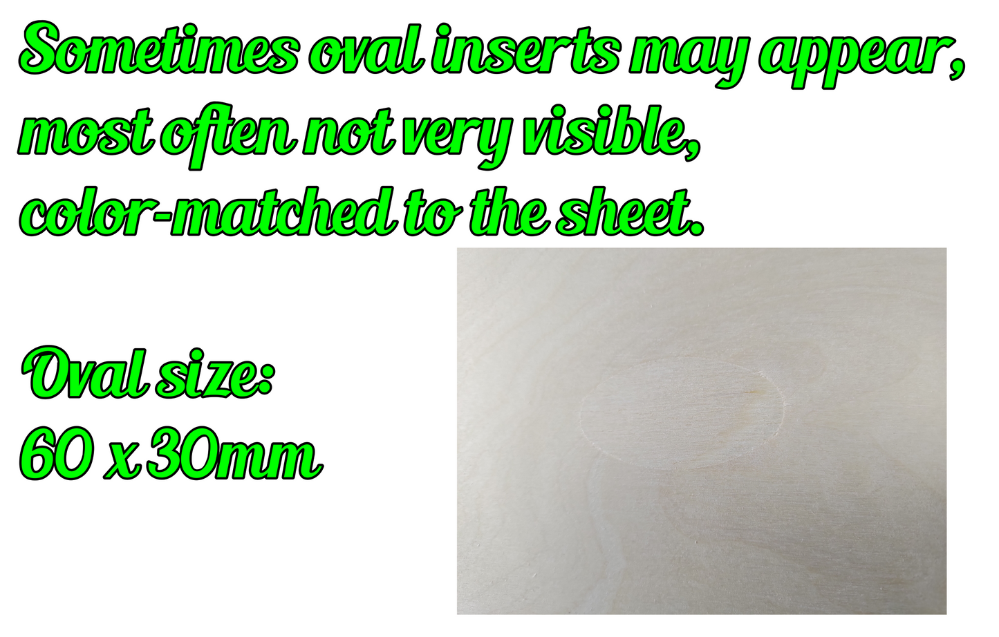 4mm Birch Plywood Laser Safe B/BB Ply sheets 500x300