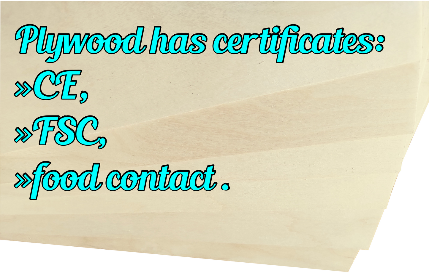 5mm Birch Plywood Laser Safe B/BB Ply sheets 500x300