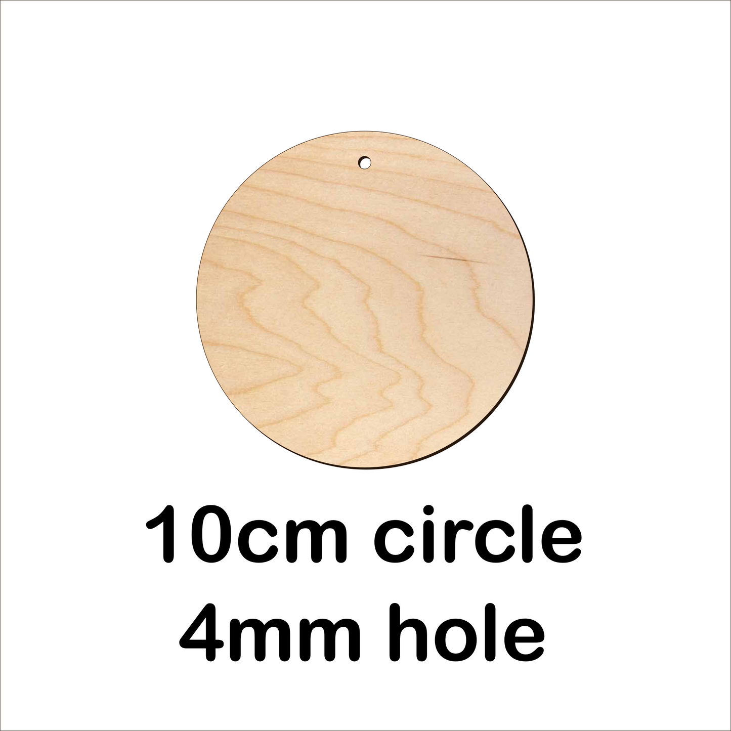 300x 10cm circle 4mm hole