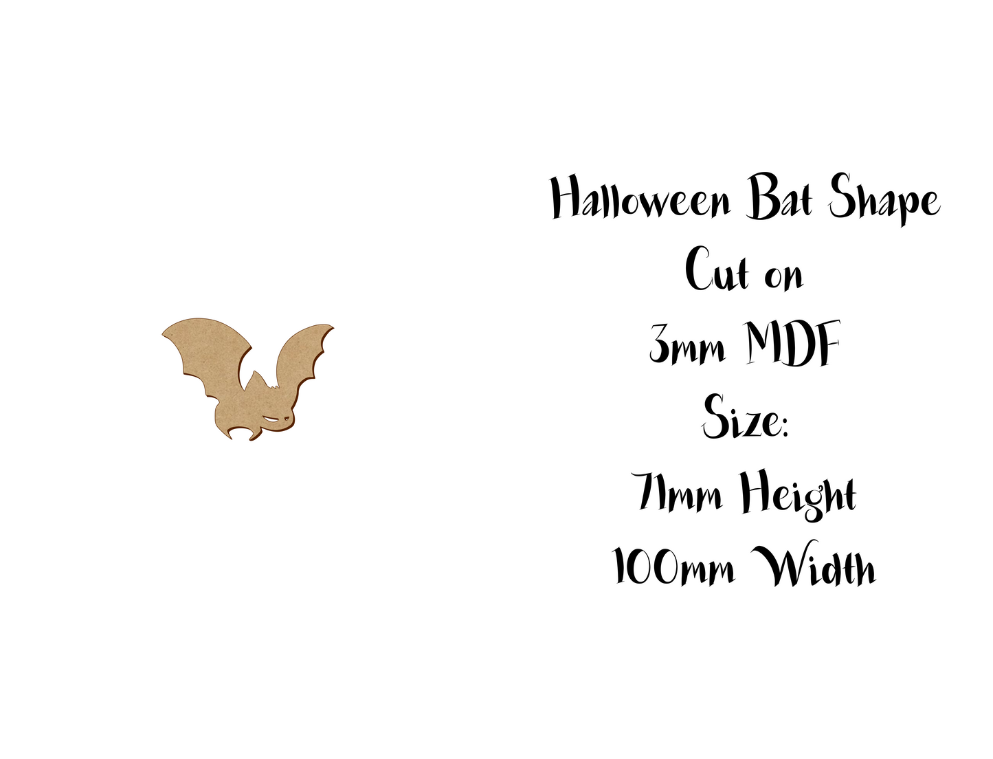 Halloween decoration - Bat - Size 5 to 25cm