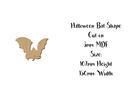 Halloween decoration - Bat - Size 5 to 25cm