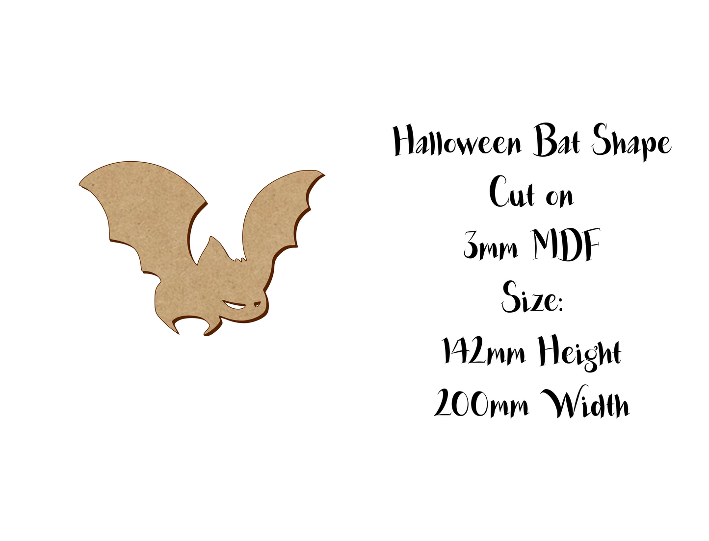 Halloween decoration - Bat - Size 5 to 25cm