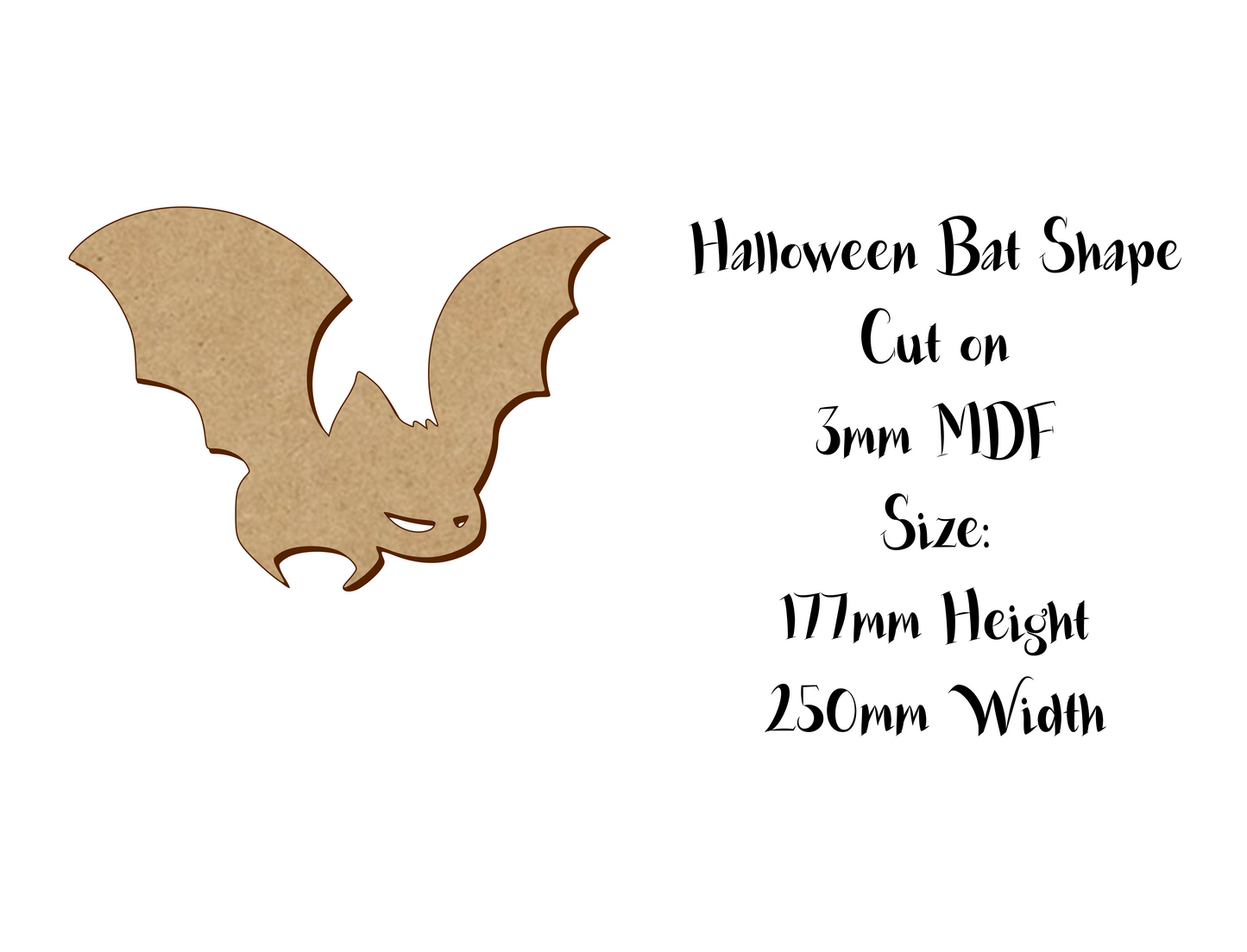 Halloween decoration - Bat - Size 5 to 25cm