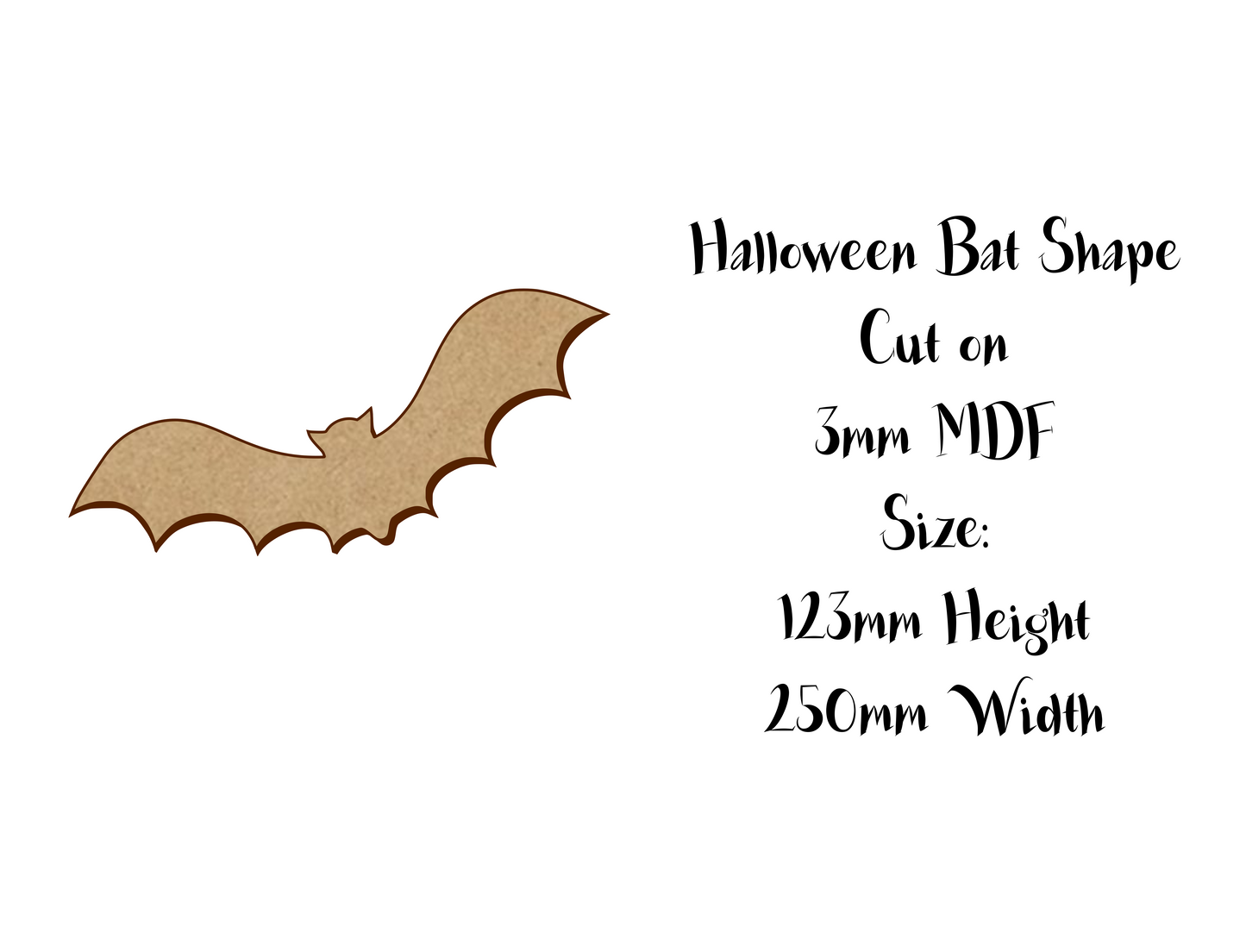 Halloween decoration - Bat - Size 5 to 25cm