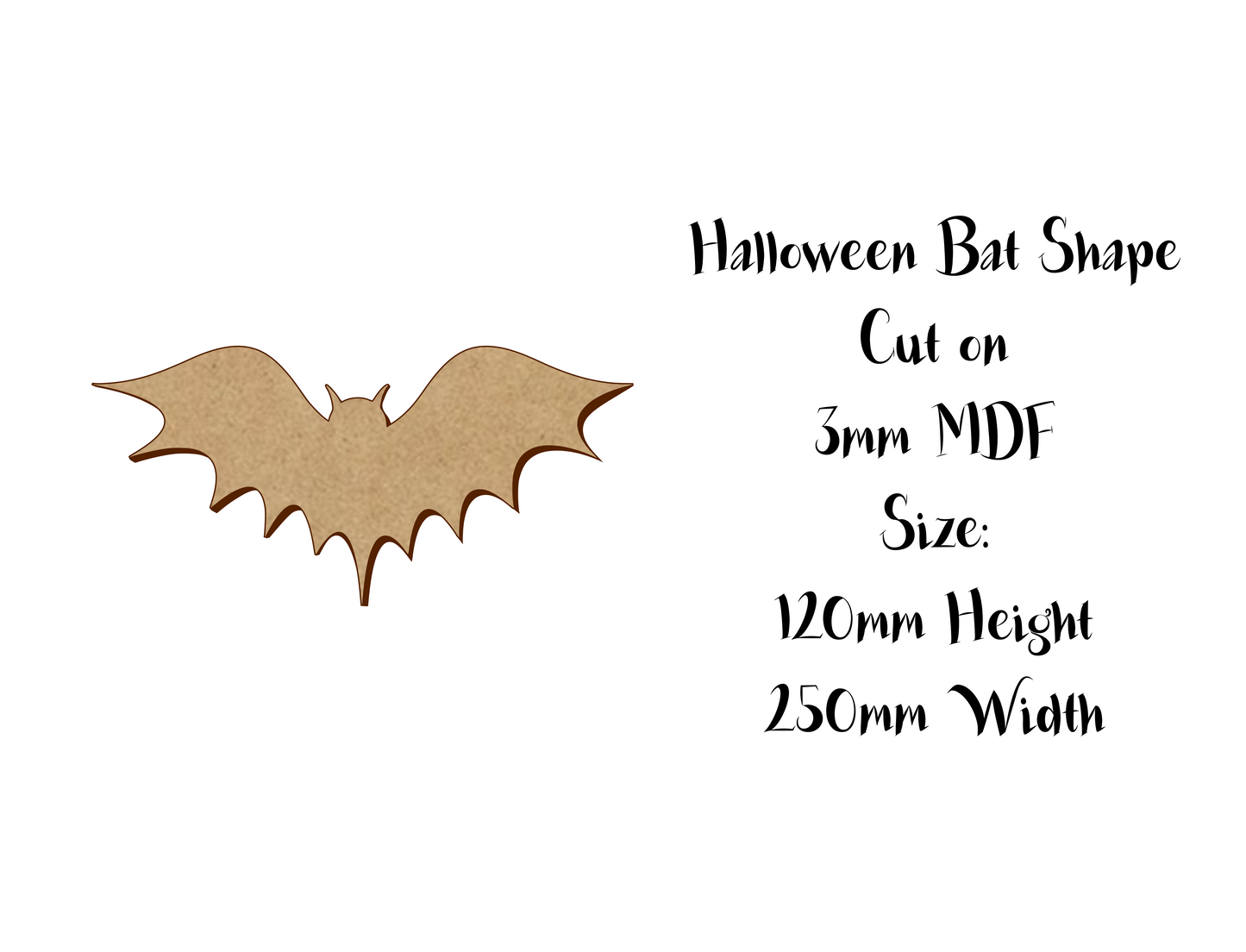 Halloween decoration - Bat - Size 5 to 25cm