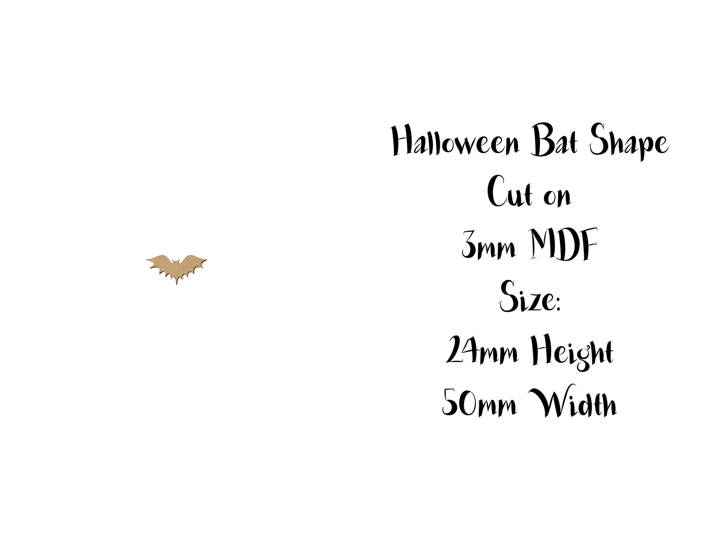 Halloween decoration - Bat - Size 5 to 25cm