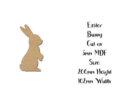 Easter decoration - Bunny - Size 5 to 25cm - Version 1