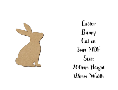 Easter decoration - Bunny - Size 5 to 25cm - Version 2