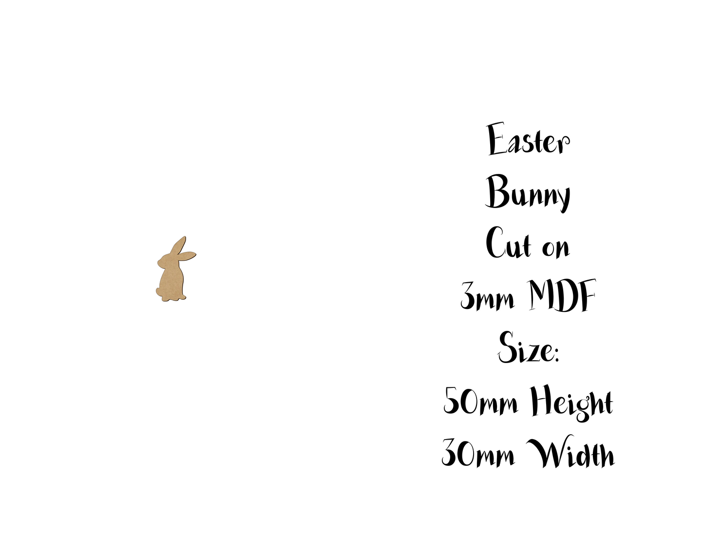 Easter decoration - Bunny - Size 5 to 25cm - Version 5