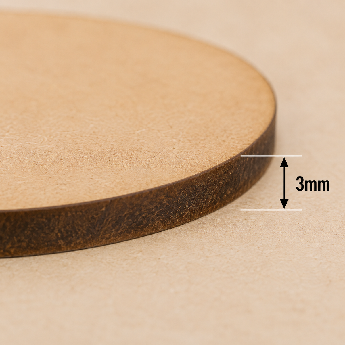 MDF Circle Shapes – Laser Cut 3mm Wood Discs (1cm–10cm) for Crafts & DIY Projects