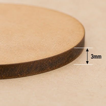 MDF Circle Shapes – Laser Cut 3mm Wood Discs (1cm–10cm) for Crafts & DIY Projects