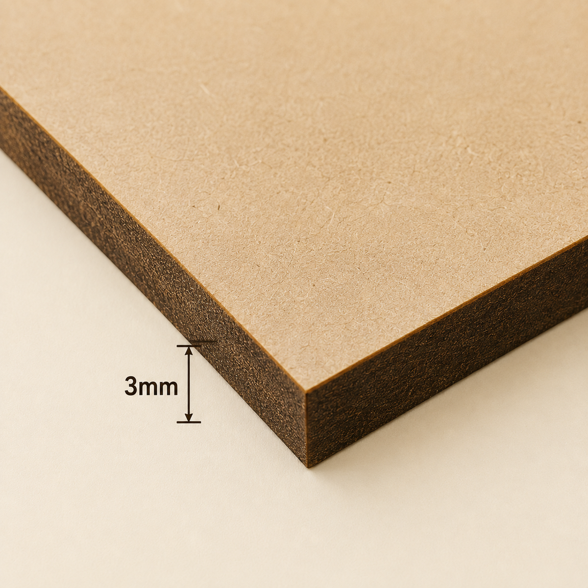21cm to 30cm Laser-Cut MDF Square Shapes – 3mm Craft Blanks