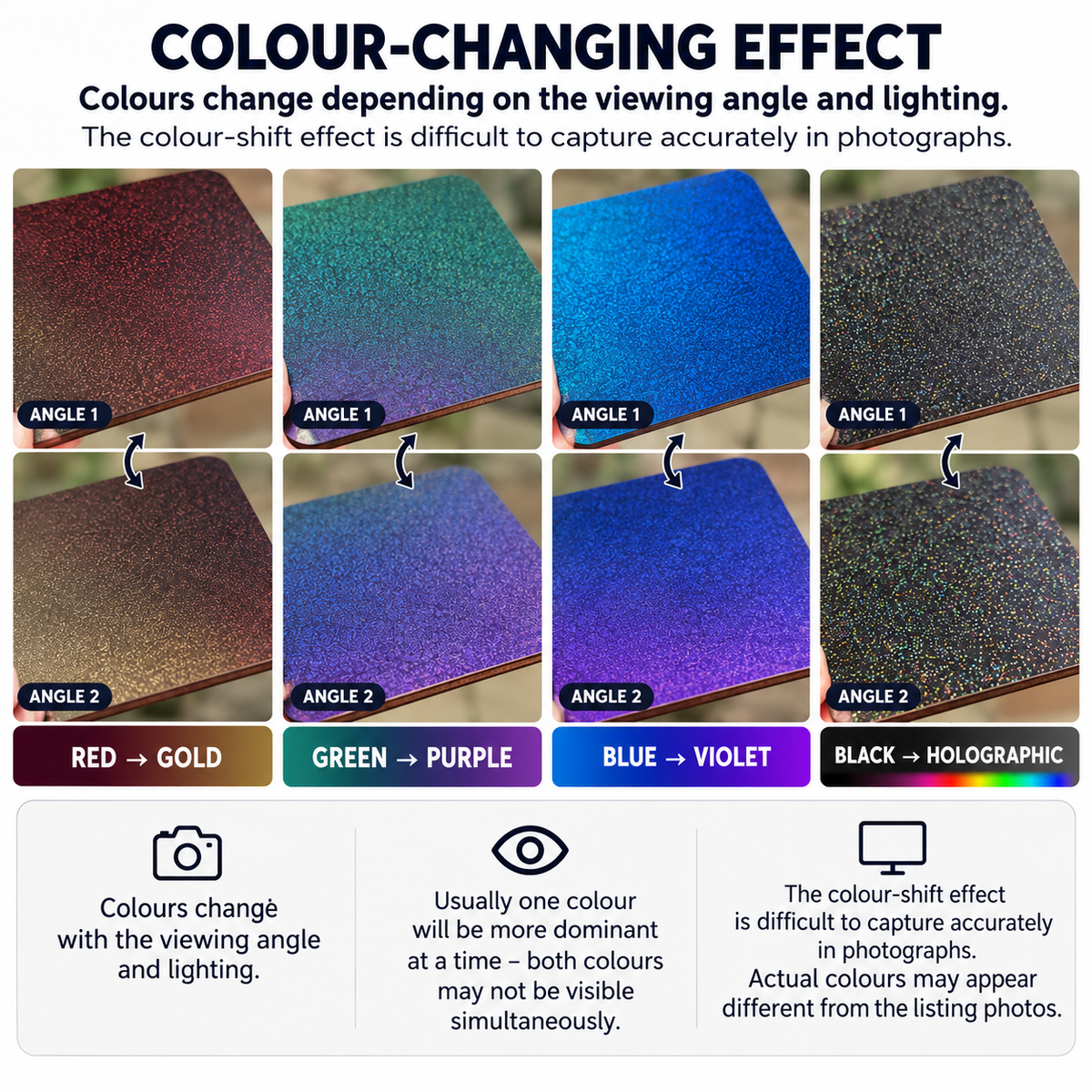 Chameleon Coaster Blanks – Set of 4