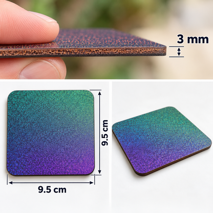Chameleon Coaster Blanks – Set of 4