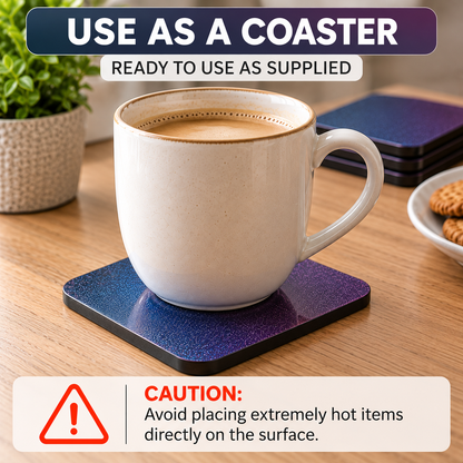 Chameleon Coaster Blanks – Set of 4
