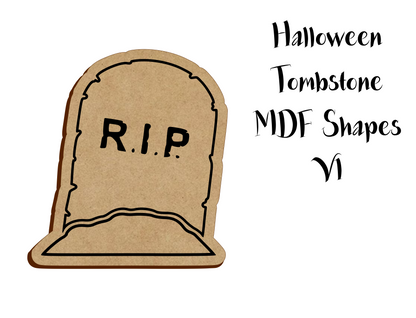 Halloween MDF decoration - Tomb - Size 10 to 25cm - Version 1