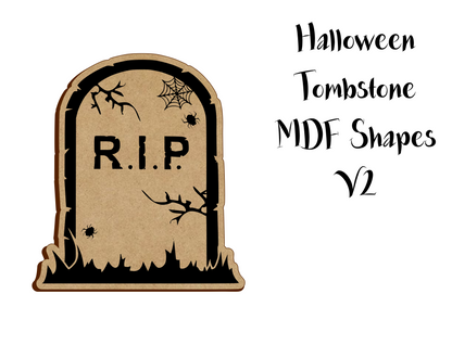 Halloween MDF decoration - Tomb - Size 10 to 25cm - Version 2