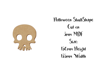 Halloween decoration - Skull - Size 5 to 25cm - Version 1