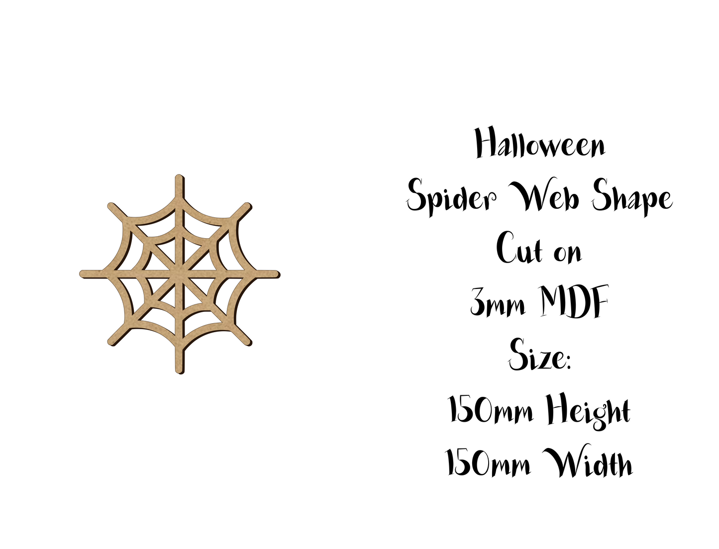 Halloween decoration - Web - Size 10 to 25cm - Version 1