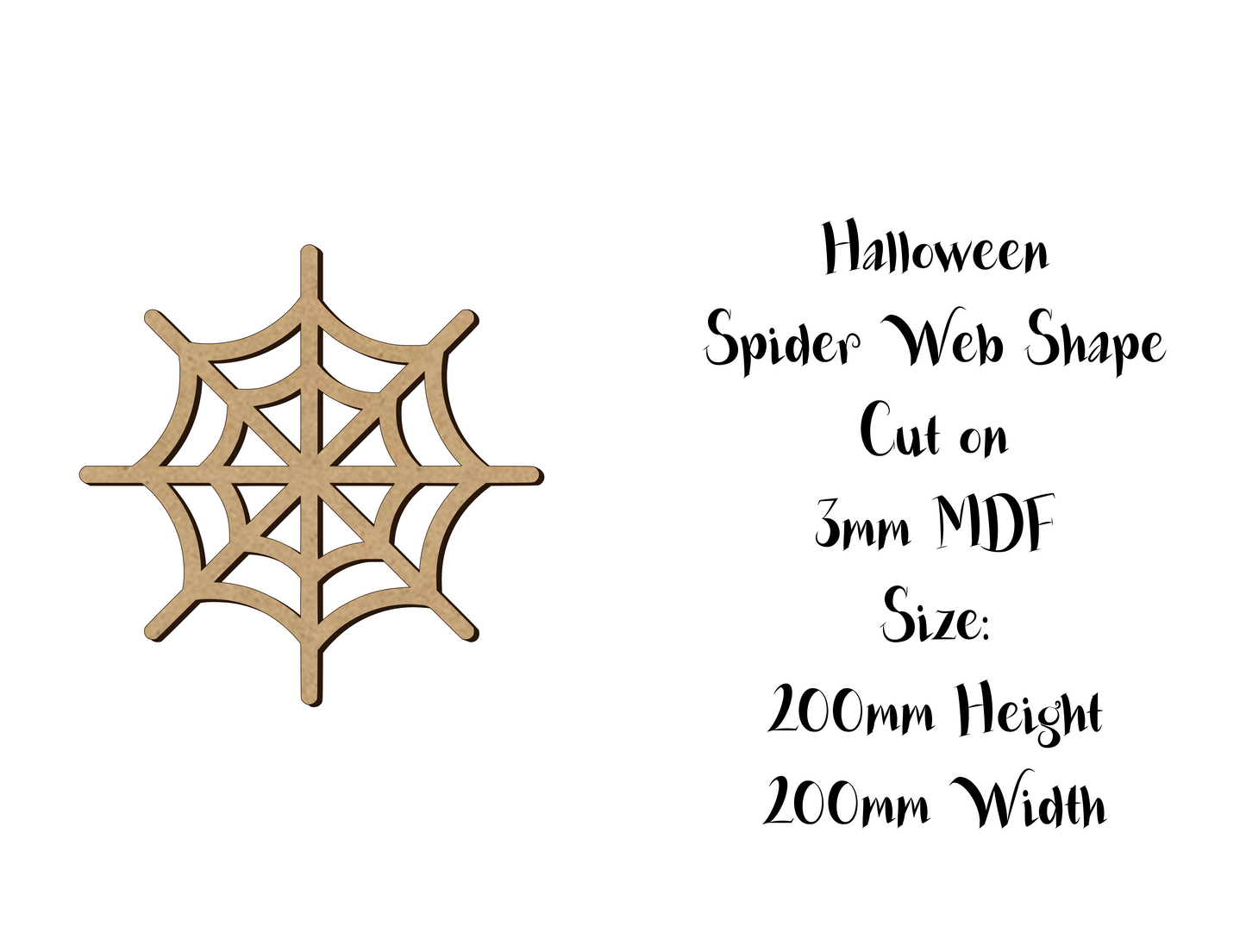 Halloween decoration - Web - Size 10 to 25cm - Version 1