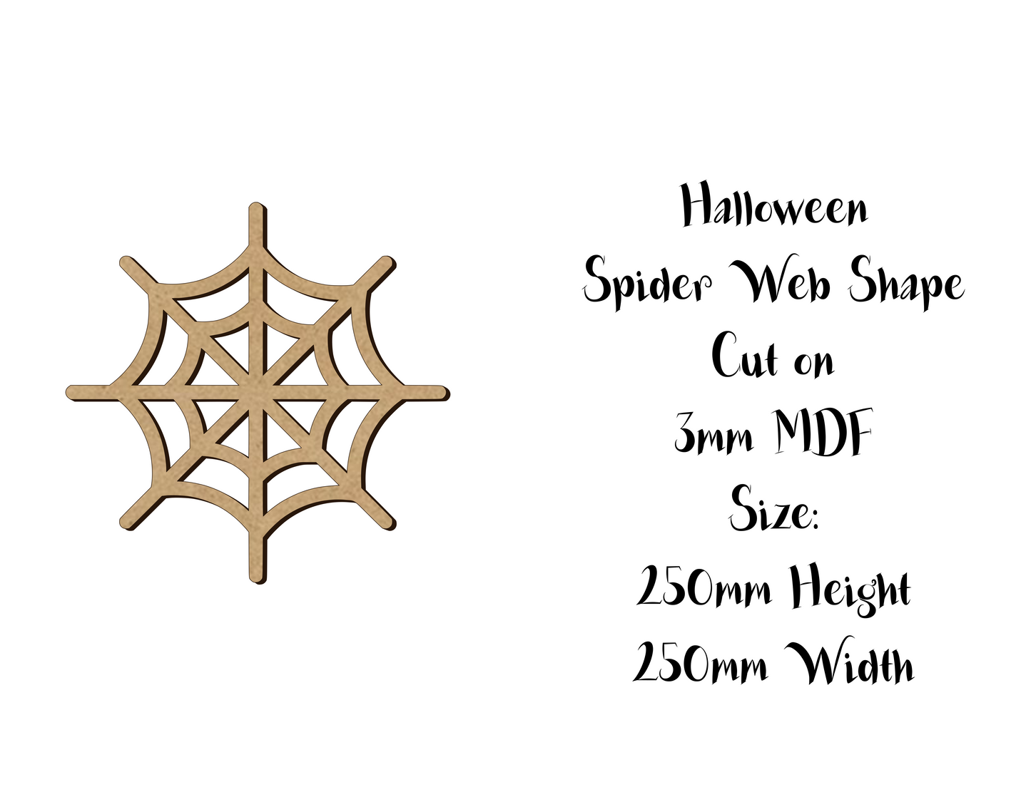 Halloween decoration - Web - Size 10 to 25cm - Version 1