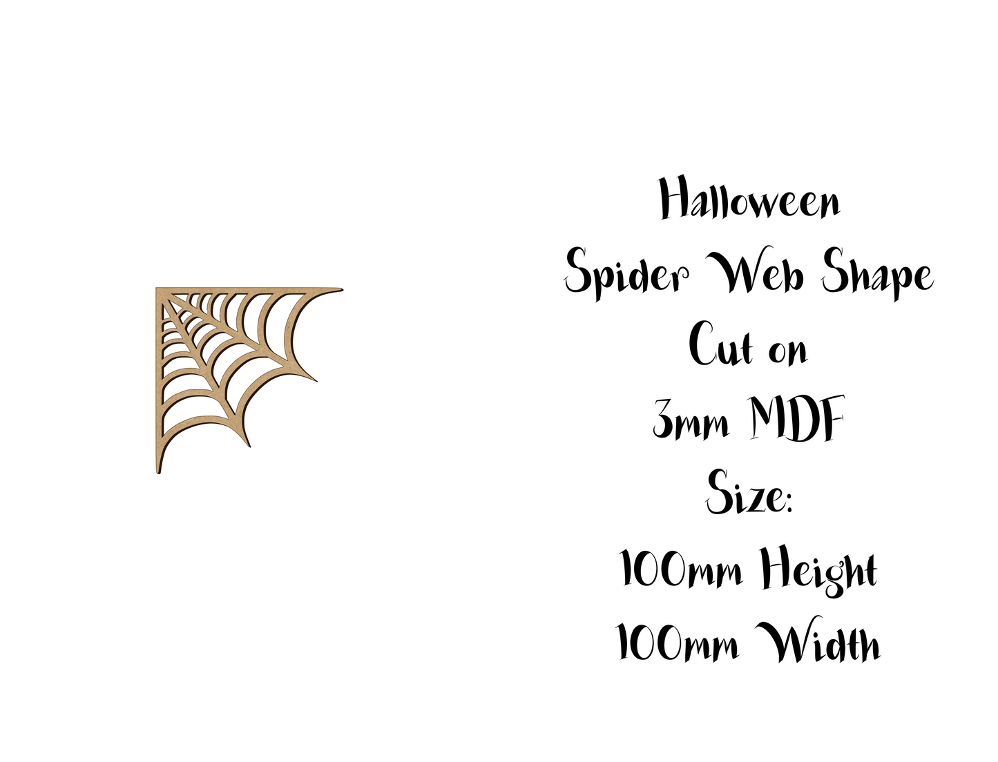 Halloween decoration - Web - Size 10 to 25cm - Version 2