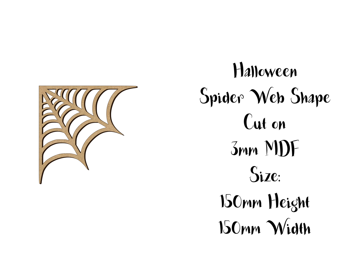 Halloween decoration - Web - Size 10 to 25cm - Version 2