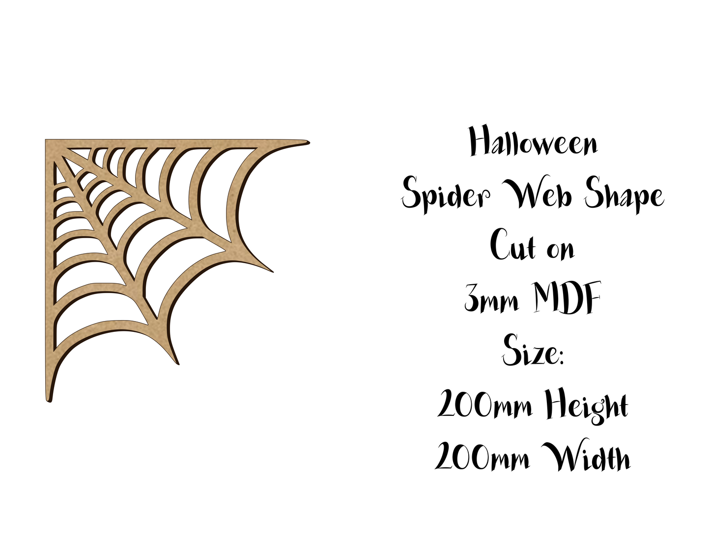 Halloween decoration - Web - Size 10 to 25cm - Version 2