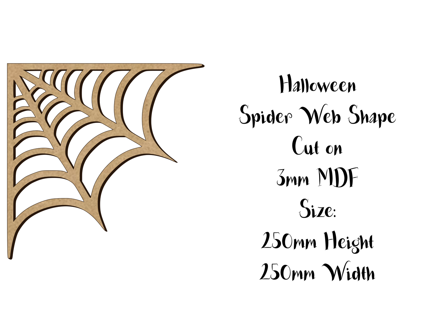 Halloween decoration - Web - Size 10 to 25cm - Version 2