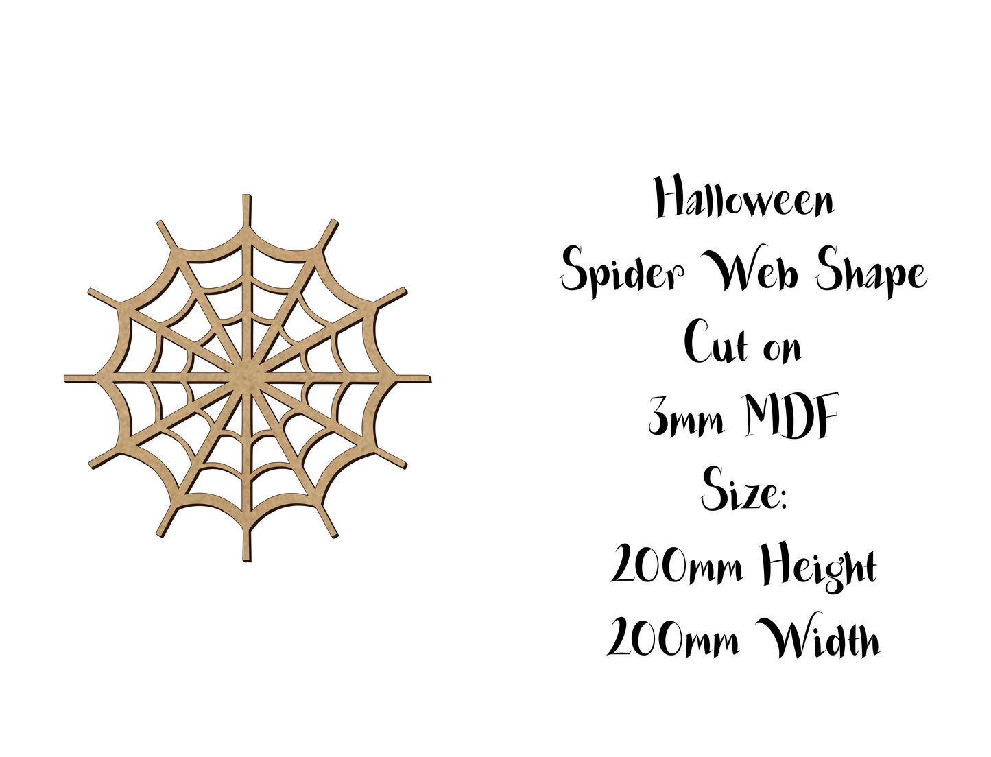 Halloween decoration - Web - Size 10 to 25cm - Version 3