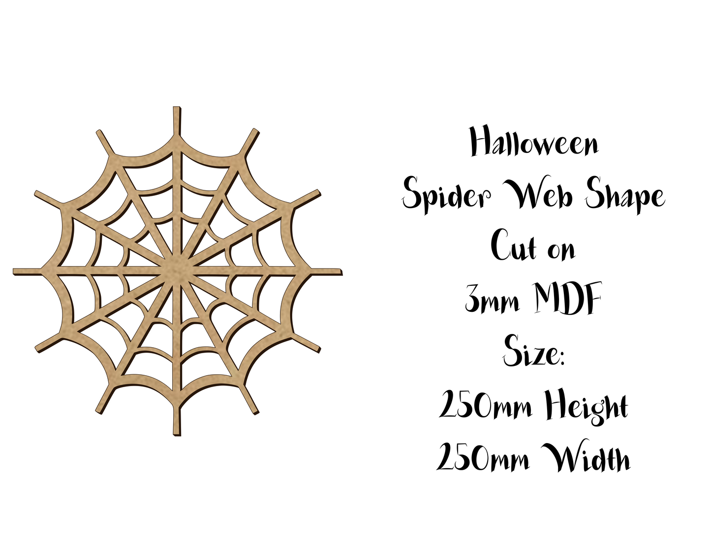 Halloween decoration - Web - Size 10 to 25cm - Version 3