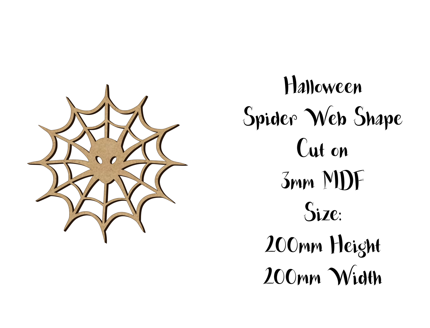 Halloween decoration - Web - Size 10 to 25cm - Version 4