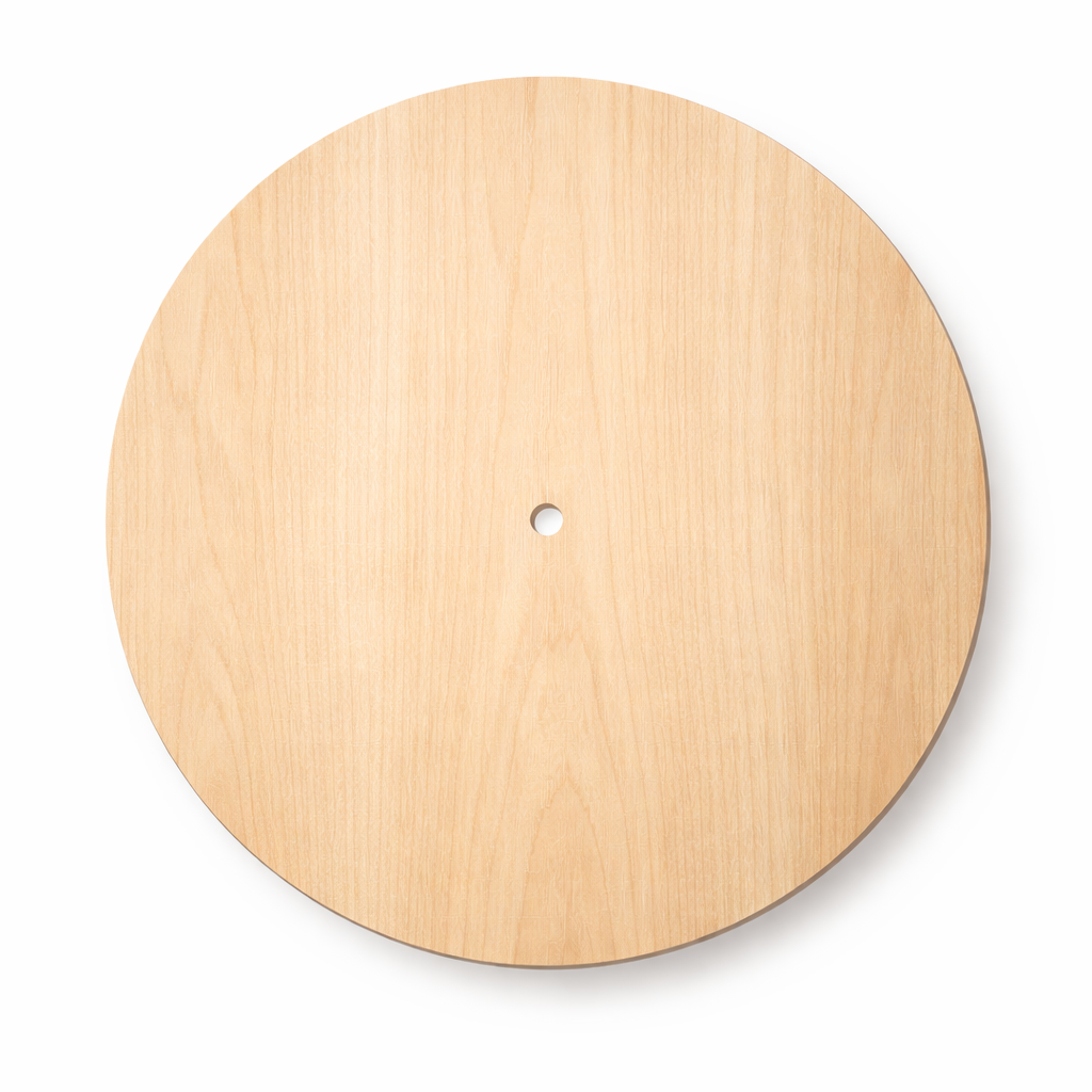 Round Wooden Clock Face | 30cm – 49cm | 3mm Birch Plywood | DIY Clock Blanks