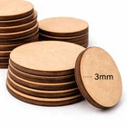 Wooden Miniature Bases Circle Set – 25mm–60mm MDF Gaming Discs