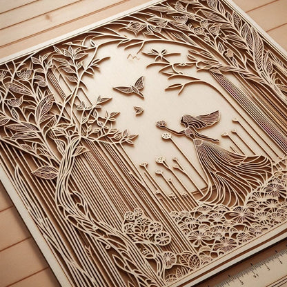 21cm to 30cm Laser-Cut MDF Square Shapes – 3mm Craft Blanks