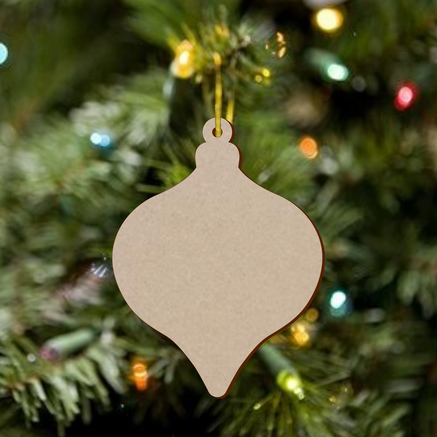 MDF Christmas Baubles Xmas Shape - v2