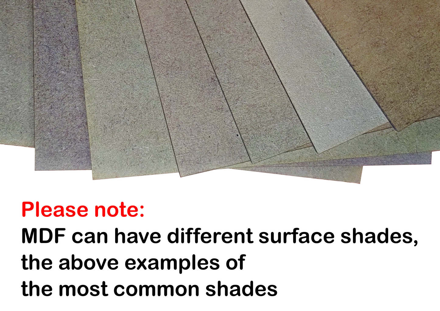 21cm to 30cm Circle Shape - 3mm MDF