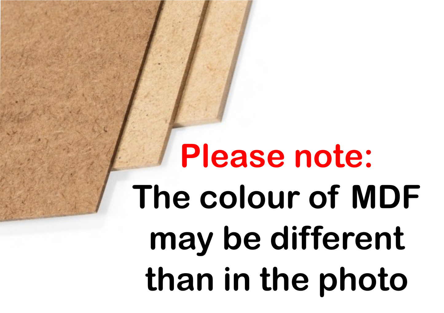 MDF A4 High Quality Wooden Sheets Plain Boards for Laser Cut - Perfect for Craft