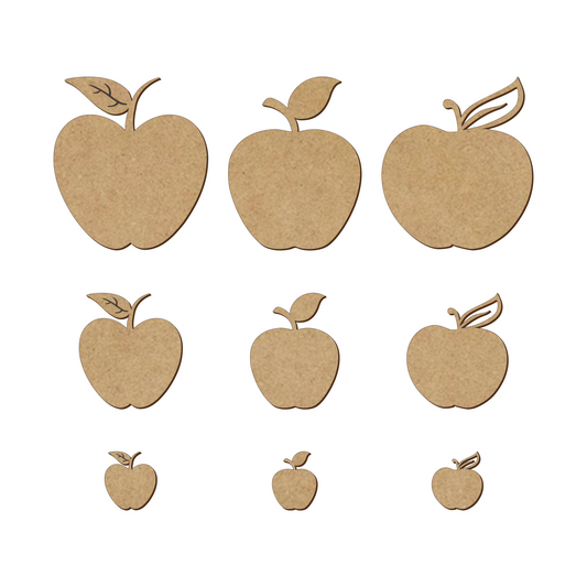 Apple Craft Shape - 3mm MDF