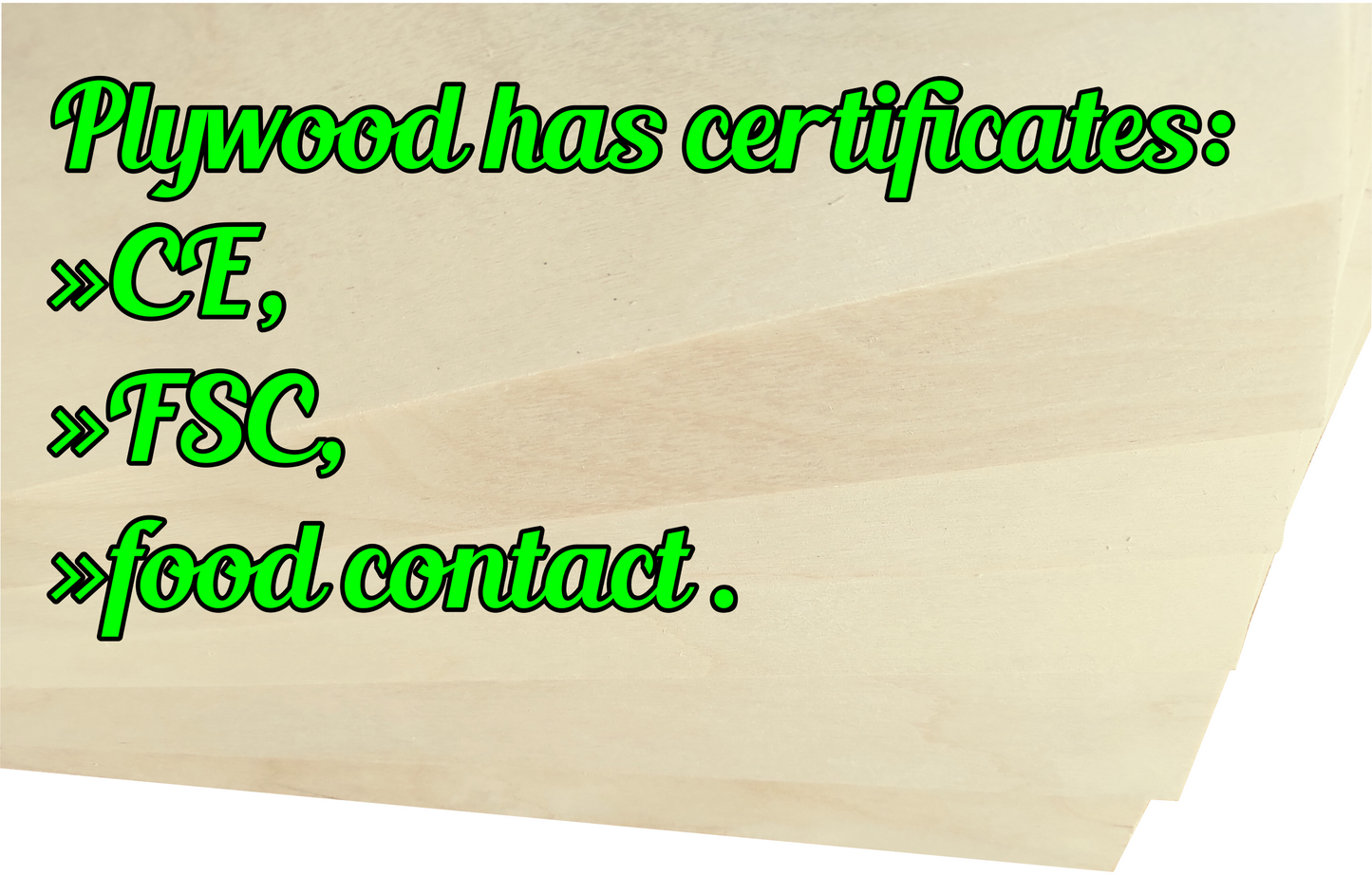 4mm Birch Plywood Laser Safe B/BB Ply sheets 500x300